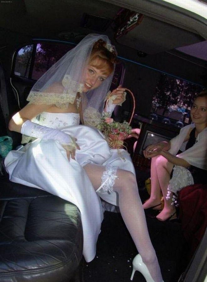 Пикантные свадебные фото (29 фото)