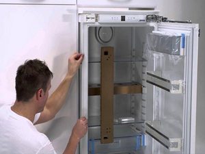 Установка нового холодильника