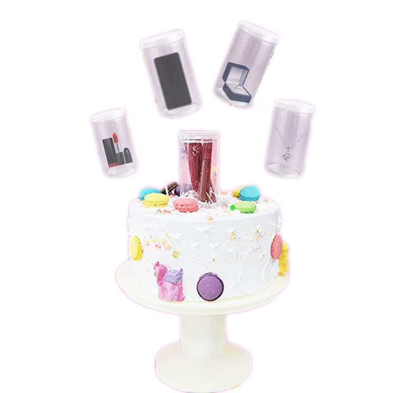 2020 New Design Happy Birthday Cake Stand With Surprize Gift Box Surprising Magic Cake Stand Cake Decorating Tools For Toy Box 1