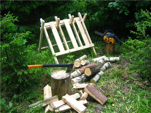 Как сделать козлы для пилки дров – Как сделать козлы для распиловки .