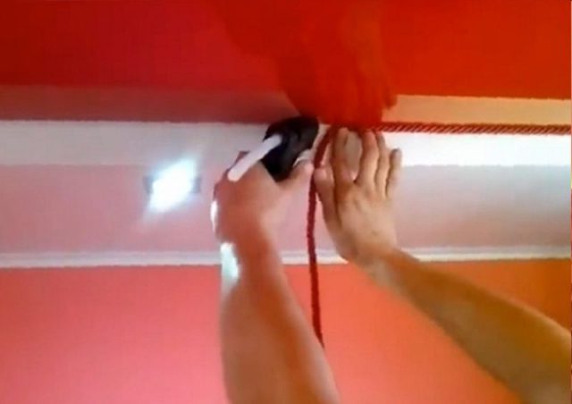 Декоративный шнур для натяжных потолков: способы монтажа и фото