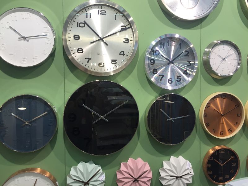 Black wall karlsson clocks