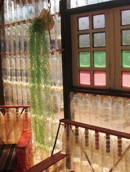 plastic bottle room
