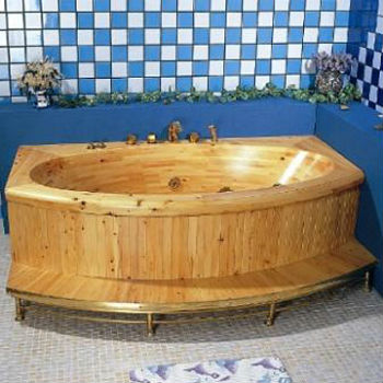 ванна из дерева