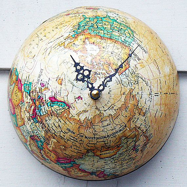 Творческая география: 25 идей перевоплощения старого глобуса, фото № 7