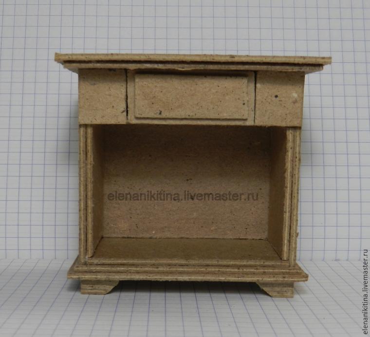 Мастерим миниатюрный кухонный стол для кукольного дома, фото № 16