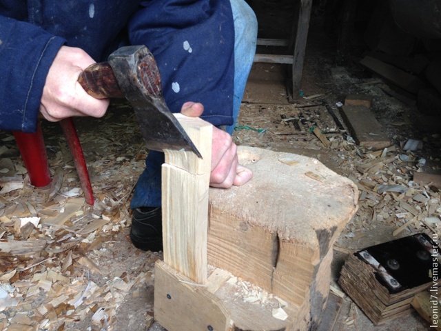 Процесс создания деревянной ложки, фото № 7
