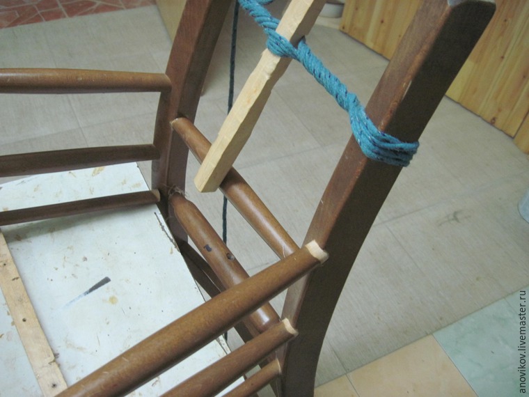 Ремонт стула с круглыми проножками с усилением. Часть 1: подготовительные работы и первое склеивание, фото № 30