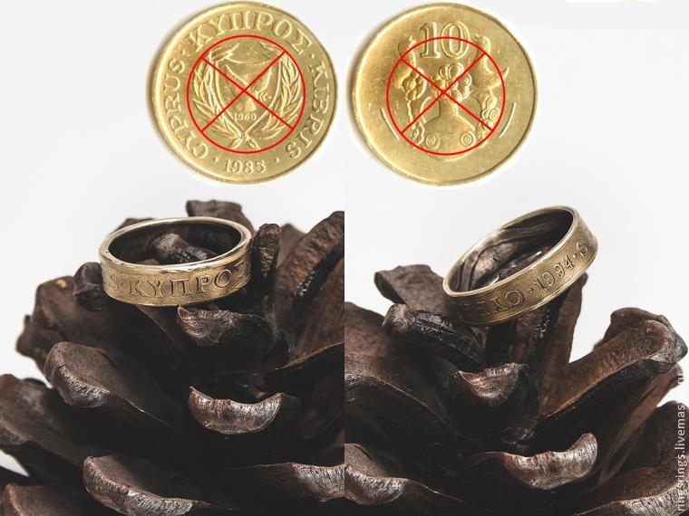 Изготовление уникального кольца из монеты, фото № 2