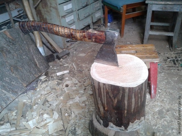 Процесс создания деревянной ложки, фото № 1