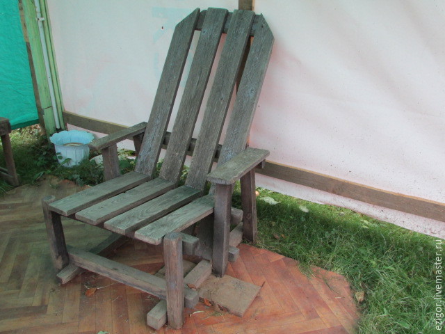 Мастерим кресло для сада, фото № 20