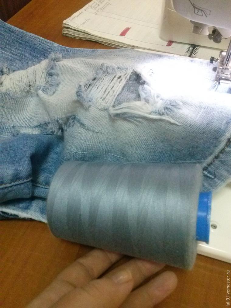 Мастер-класс: реставрируем джинсы, фото № 10
