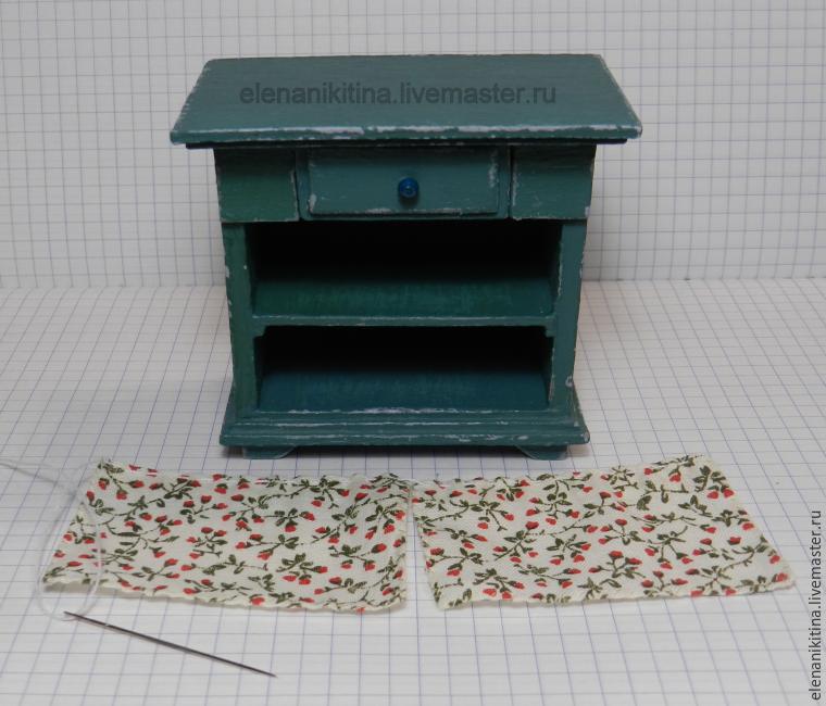 Мастерим миниатюрный кухонный стол для кукольного дома, фото № 26