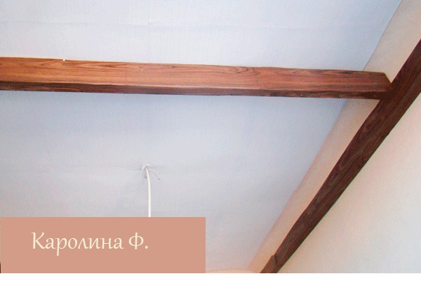 Как дешево сделать «деревянные» балки на потолке, фото № 10