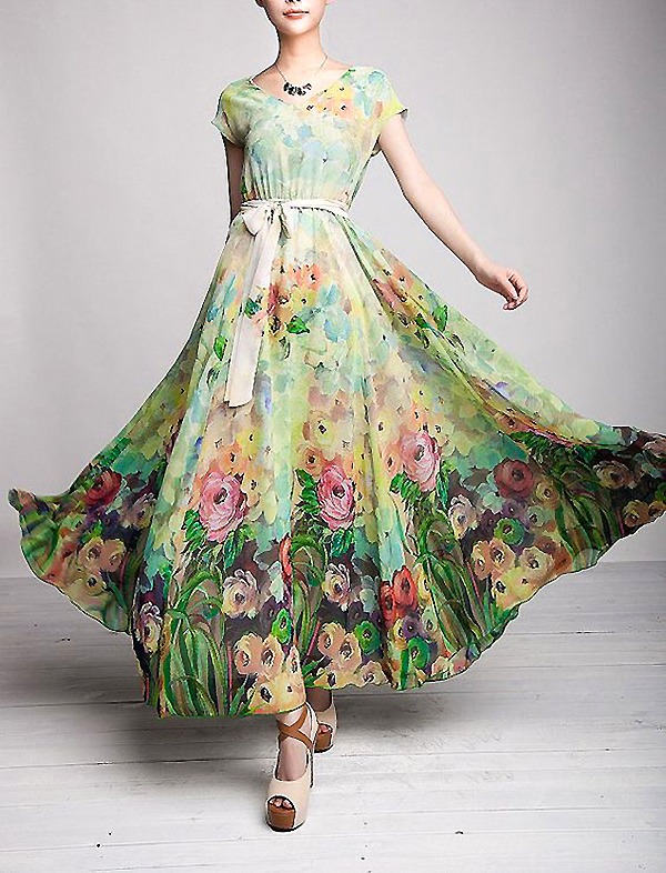 Цветочные принты на летних и вечерних платьях: просто, женственно, эффектно, фото № 2