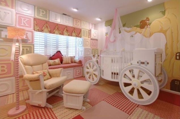 Подборка вариантов детской комнаты для маленькой принцессы, фото № 12
