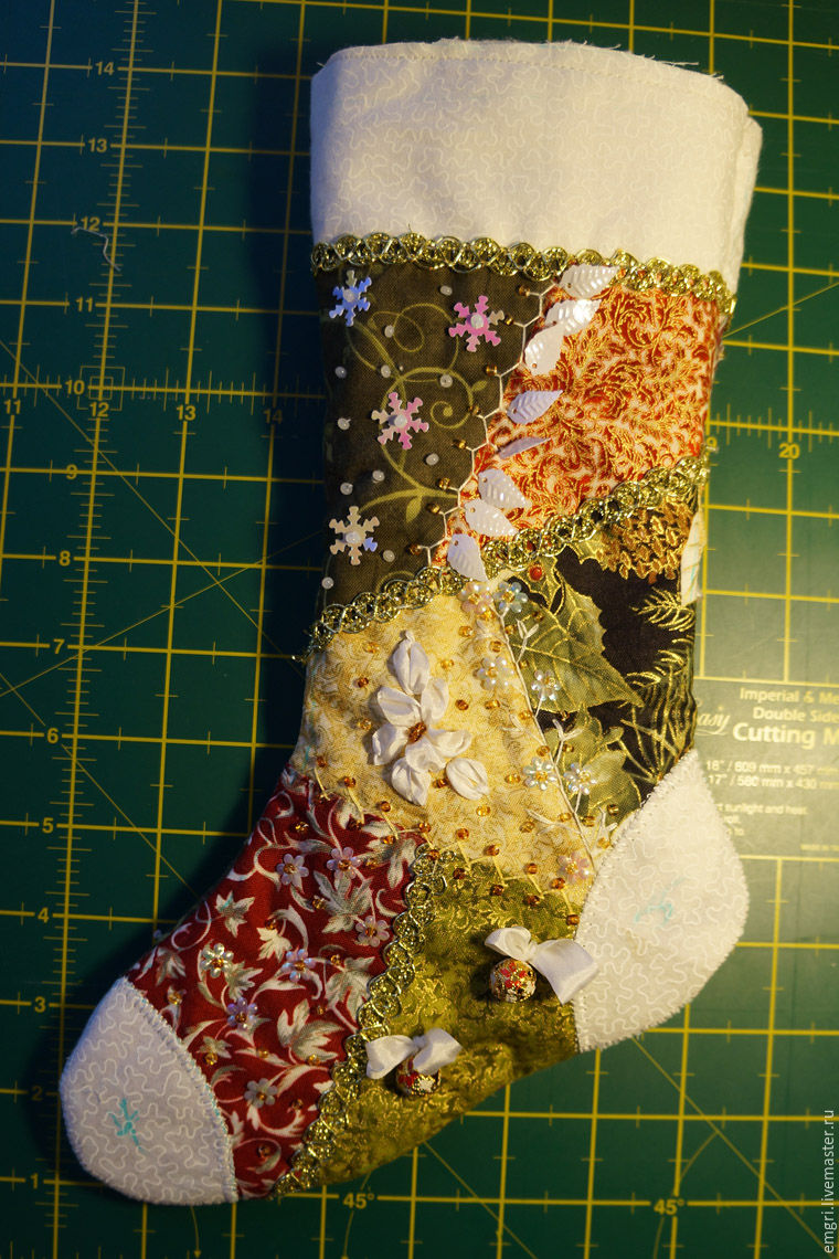 Шьем рождественский крейзи-носочек, фото № 19