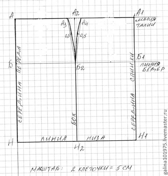 Прямая юбка - выкройка и пошив для начинающих, от Галины Бойко., фото № 4