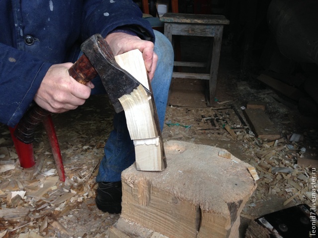 Процесс создания деревянной ложки, фото № 8