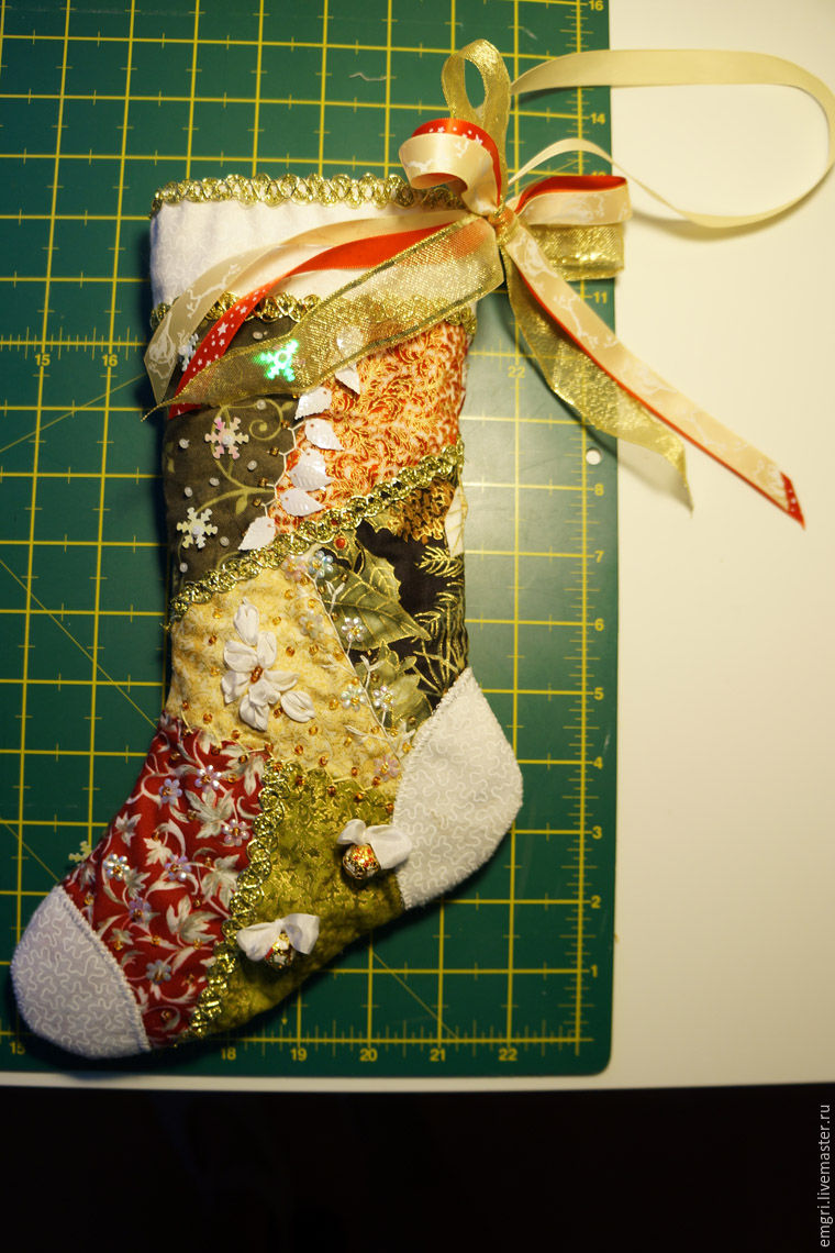 Шьем рождественский крейзи-носочек, фото № 25