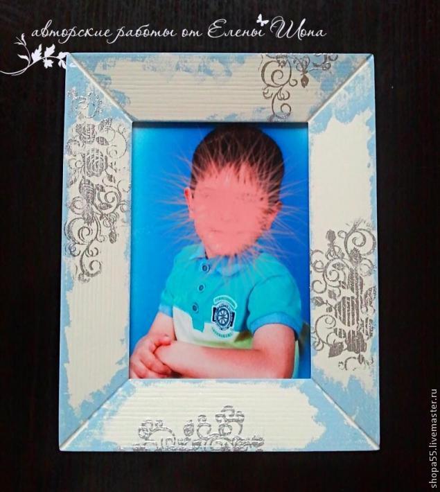 Детская скрап-рамка для фотографии своими руками, фото № 8