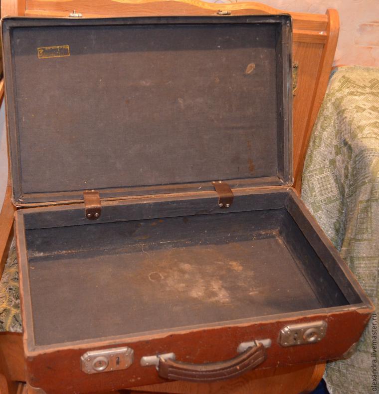 Старый чемоданчик превращается... в оригинальную полку, фото № 2