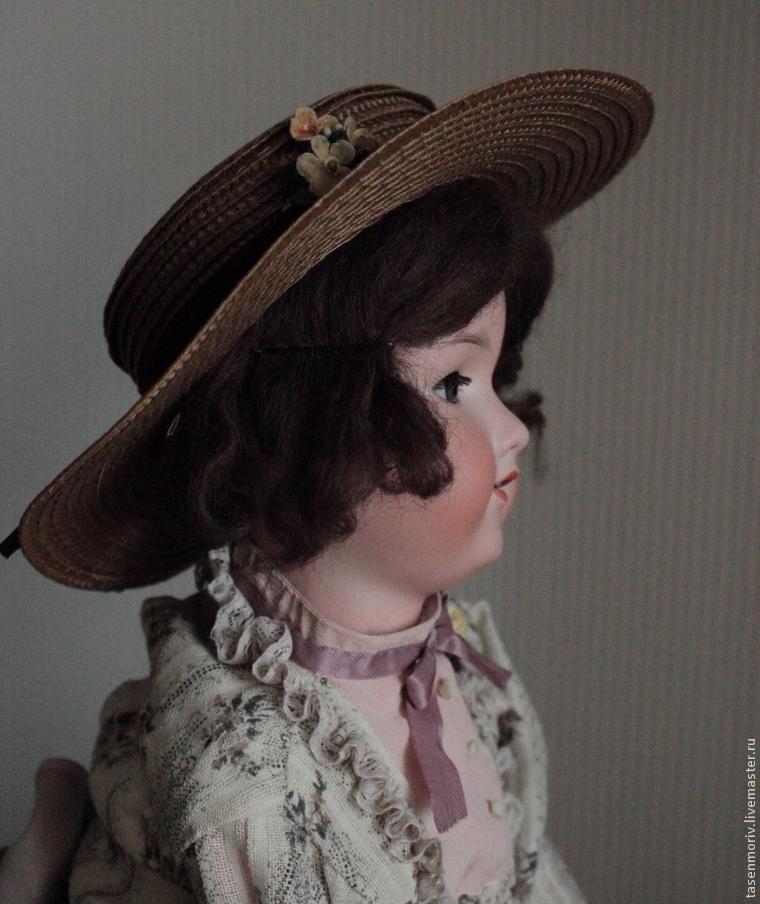 Соломенная шляпка прекрасной эпохи для куклы своими руками, фото № 12