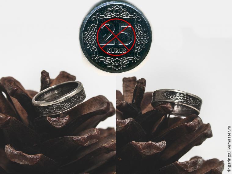 Изготовление уникального кольца из монеты, фото № 3