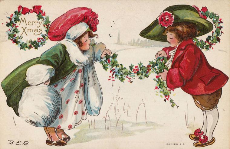Коллекционные рождественские и новогодние открытки — неисчерпаемый источник вдохновения, фото № 37