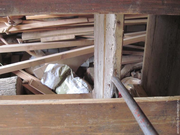 Реставрация старинного шкафа. Часть 2: разборка и демонтаж металлической фурнитуры, фото № 17