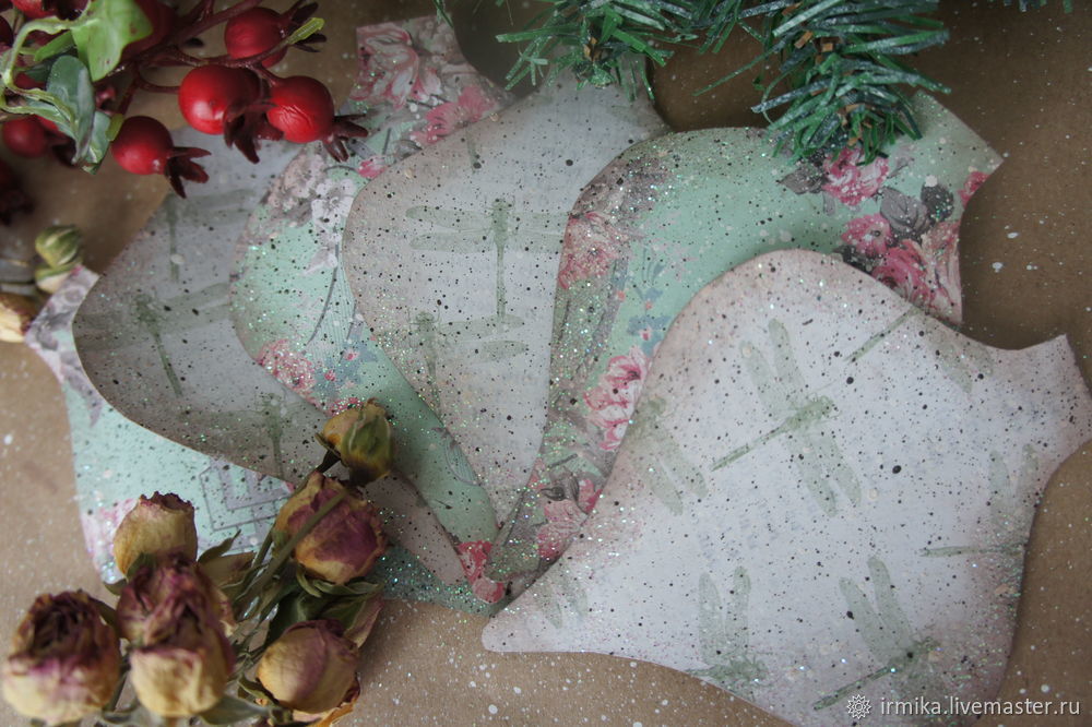 Мастерим украшение в винтажном стиле для новогодней ели своими руками, фото № 15