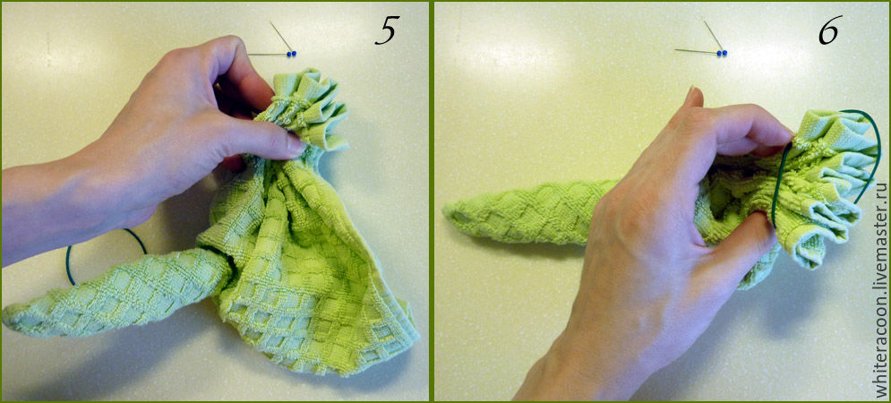 Как сделать необычную упаковку из полотенца, фото № 3