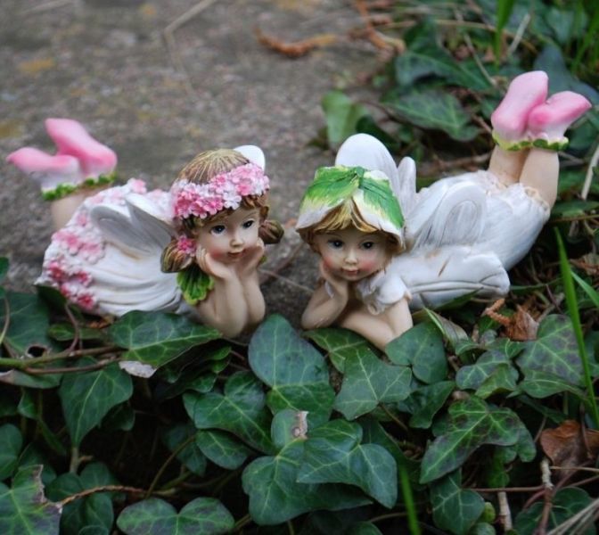 Волшебные английские миниатюрные сады с феями и гномиками, фото № 12