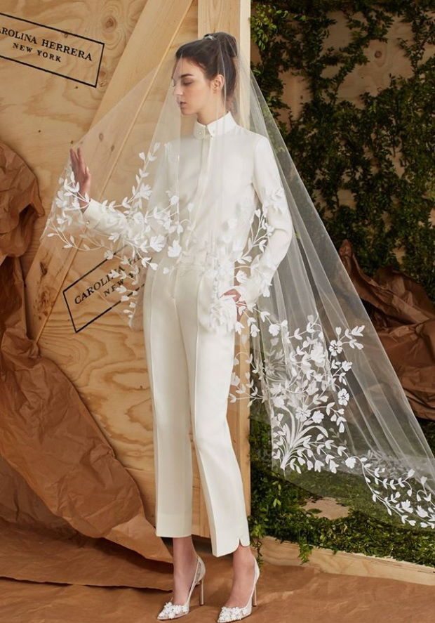 ТОП-7 тенденций свадебной моды 2018 года от съемных рукавов до черного цвета, фото № 19