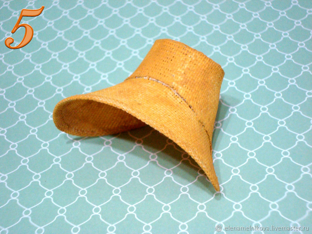 Как сделать шляпку-капор для куколки, фото № 5