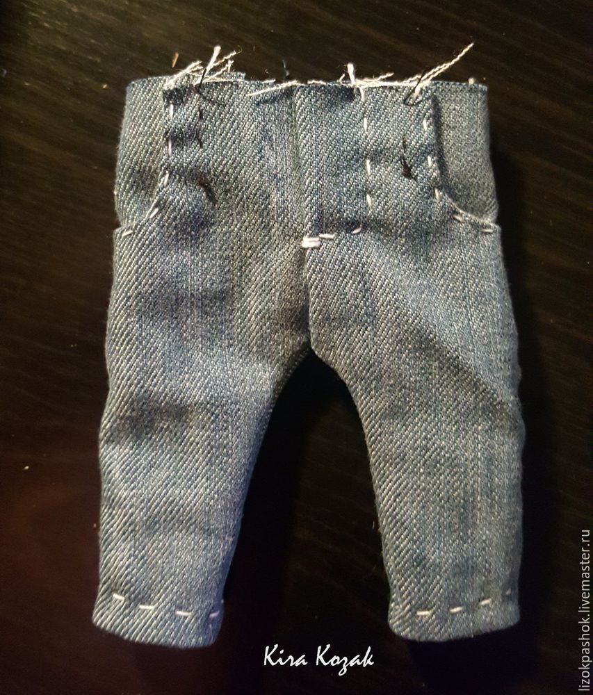 Шьем джинсы для куклы, фото № 10