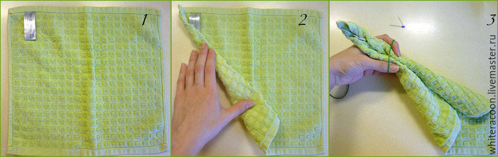 Как сделать необычную упаковку из полотенца, фото № 1