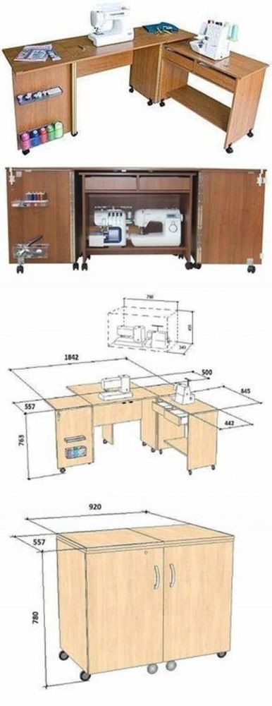 Оригинальные идеи создания швейного стола, фото № 6