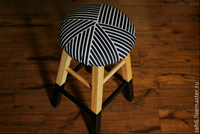 Как сделать стильное мягкое сиденье для деревянного стула, фото № 18