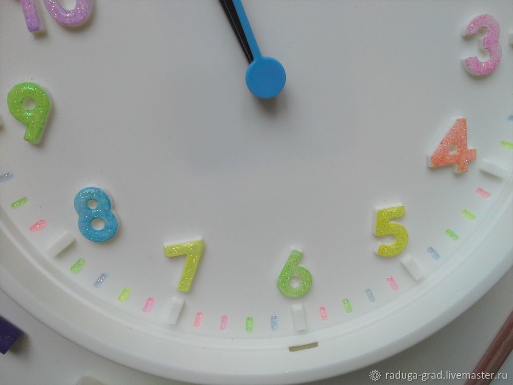 Декорируем настенные часы в детскую комнату, фото № 9