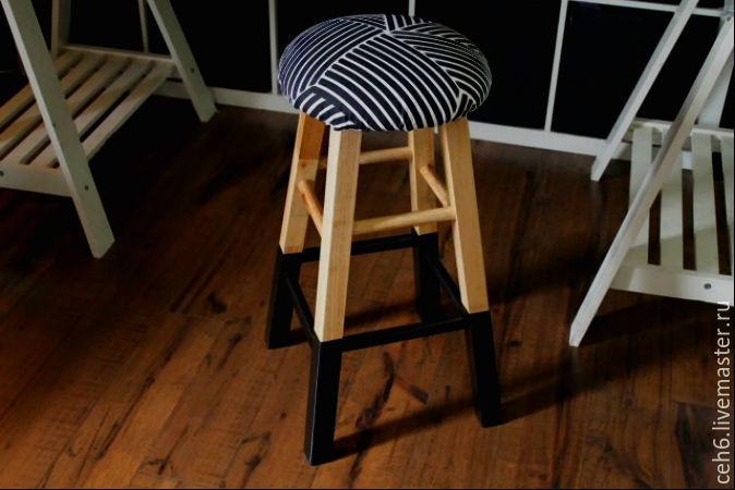 Как сделать стильное мягкое сиденье для деревянного стула, фото № 19