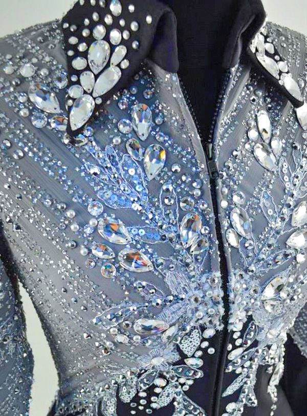 Сложные узоры, канитель, бисер и пайетки в прекрасных вышивках высокой моды, фото № 7