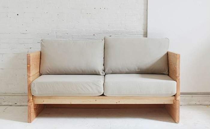 Небольшой деревянный диван своими руками в домашних условиях