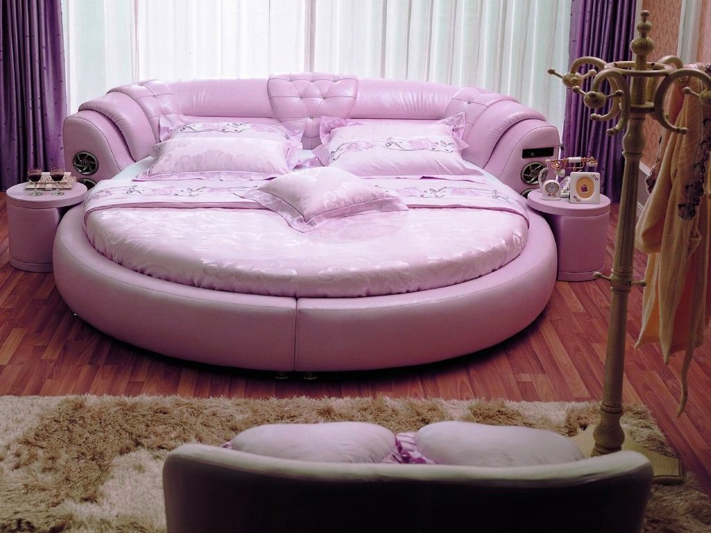 круглый диван кровать
