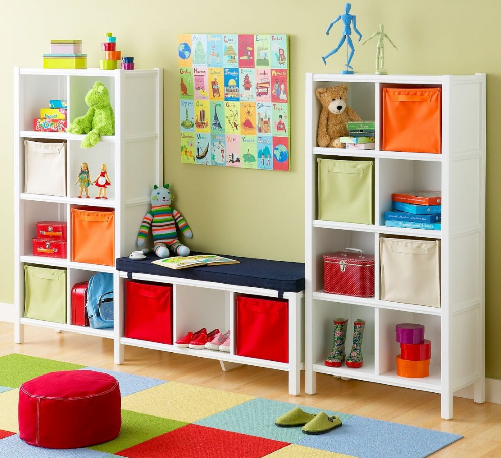 шкаф для книжек и игрушек в детскую