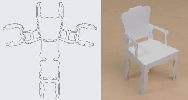 как сделать мебель из бумаги 