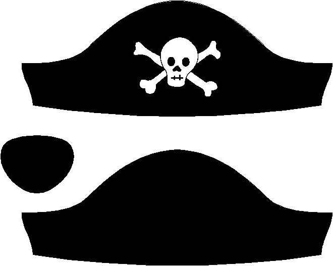 выкройка пиратской шляпы