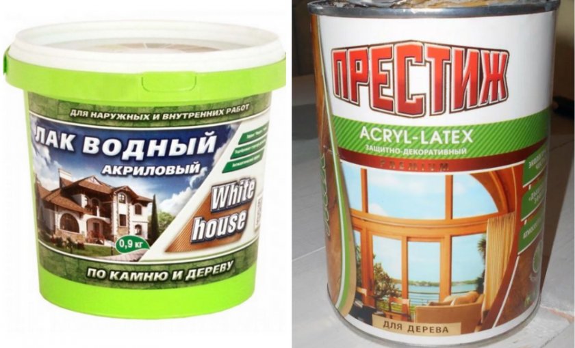 Лаки на водной основе