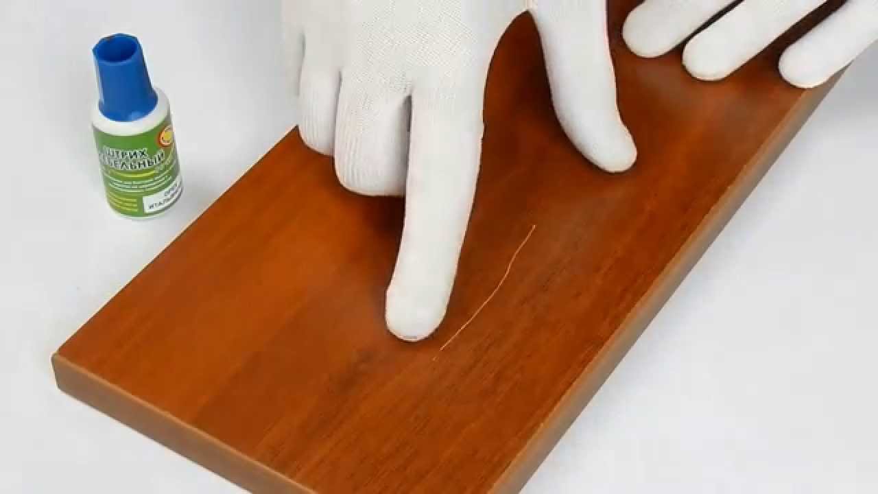 Карандаш для подкраски царапин на мебели