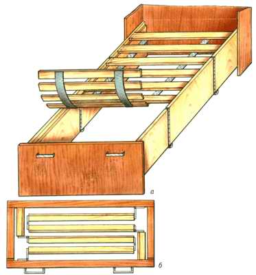 Рис. 5.  Складная кровать.